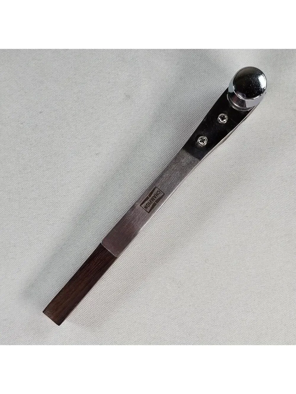Vintage Burnco The Ice Breaker Bar Tool Wood Chrome Hammer Bottle Opener Boxed